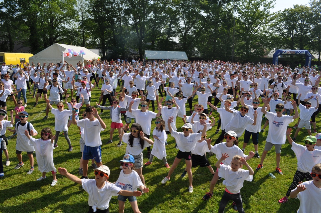 Echauffement de la Ste Anne Color Race